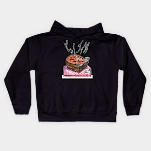 5L1M-LP Pizza on USPS228 Kids Hoodie